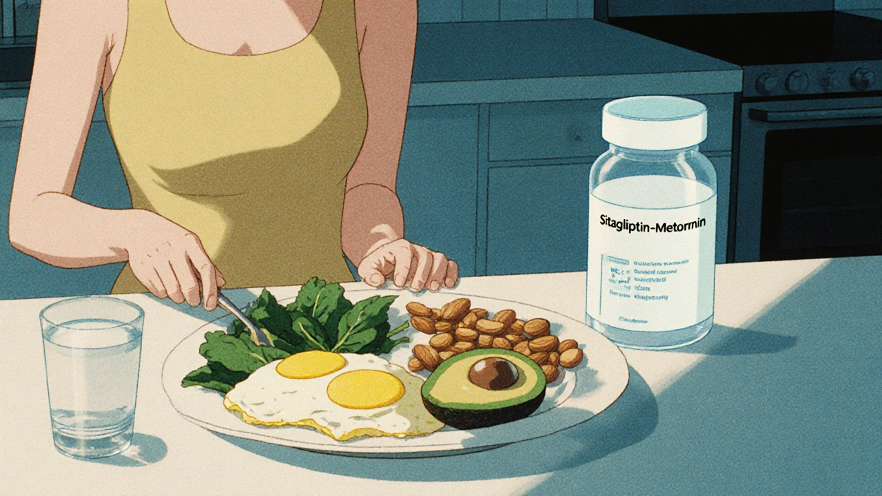 How Diet Enhances the Effectiveness of Sitagliptin-Metformin Therapy